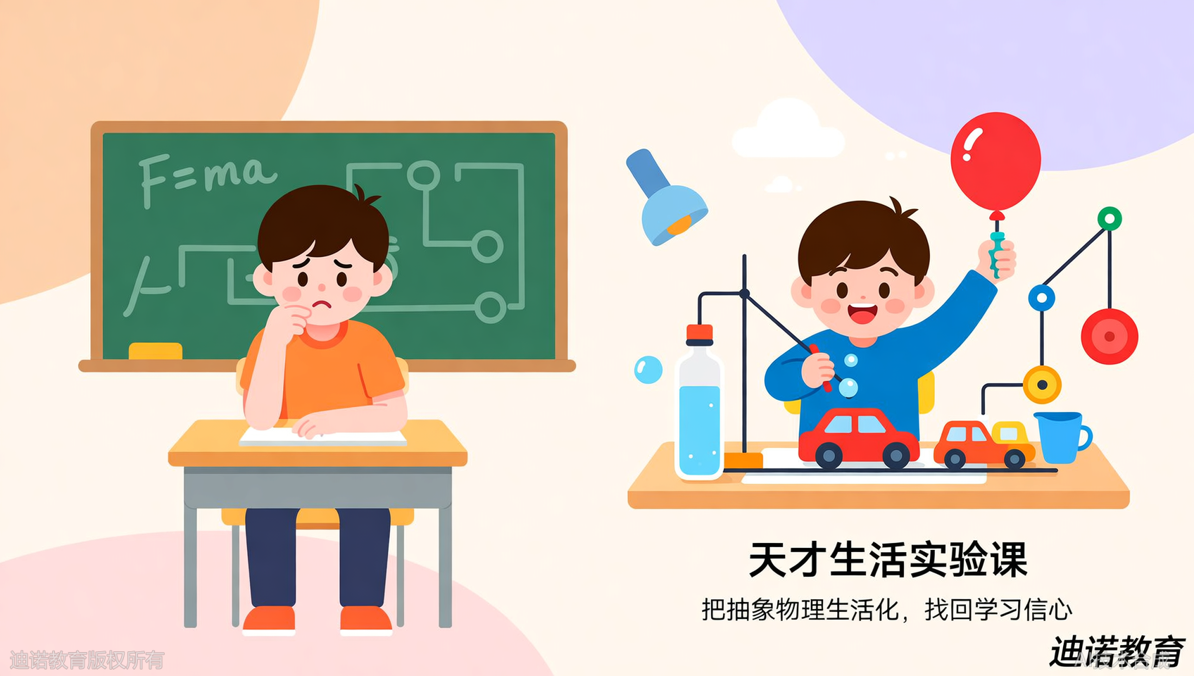 物 理40分，孩子说&ldquo;听不懂&rdquo;&mdash;&mdash;迪诺天才拯救初二理科滑坡