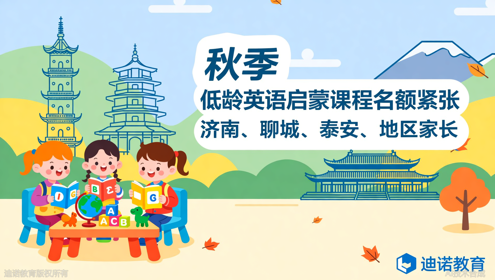 济南/聊城/泰安家长！迪诺英语A0仅限1-2年级,学位告急
